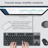 Logitech K835 Mini Mechanische Kabeltastatur, Roter Schaft, Roter Schaft