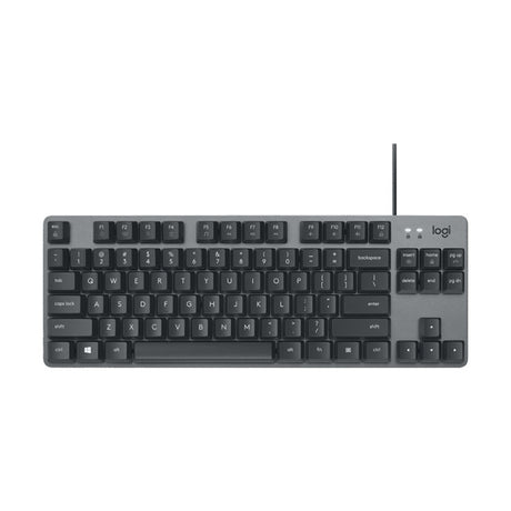 Logitech K835 Mini Mechanical Wired Keyboard, Green Shaft, Green Shaft - LYDARZ