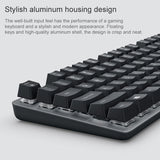 Miniteclado mecánico Logitech K835 con eje verde - Rendimiento con cable