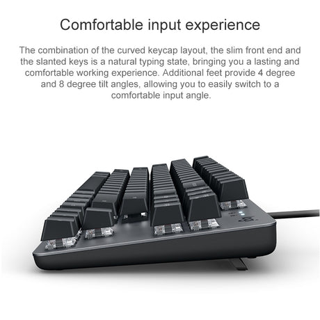 Logitech K835 Mini Mechanical Wired Keyboard, Green Shaft, Green Shaft - LYDARZ