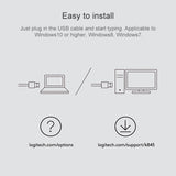 Logitech K835 Mini Mechanical Keyboard with Green Shaft - Wired Performance