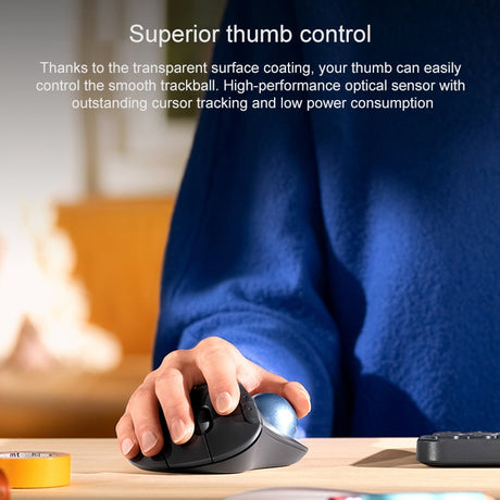 Logitech ERGO M575 Creative Wireless Trackball Mouse - LYDARZ