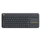 Logitech K400 Plus 2.4GHz Wireless Touch Control Keyboard, Wireless Range: 10m, Logitech K400 Plus