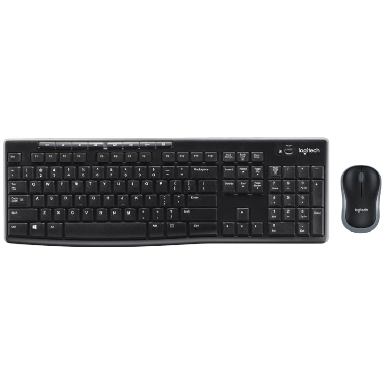 Logitech MK270 Wireless Keyboard Mouse Set - 2.4GHz Connectivity and Compact Design