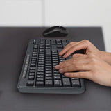 Logitech MK270 Wireless Keyboard Mouse Set - 2.4GHz Connectivity and Compact Design