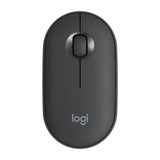 Logitech Pebble Cobblestone Shape Thin 3-keys 1000DPI Mute Wireless Bluetooth Optical Mouse