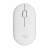 Logitech Pebble Cobblestone Shape Thin 3-keys 1000DPI Mute Wireless Bluetooth Optical Mouse