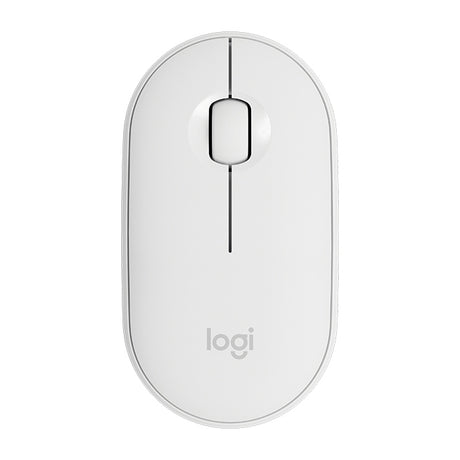 Logitech Pebble Cobblestone Shape Thin 3-keys 1000DPI Mute Wireless Bluetooth Optical Mouse - LYDARZ