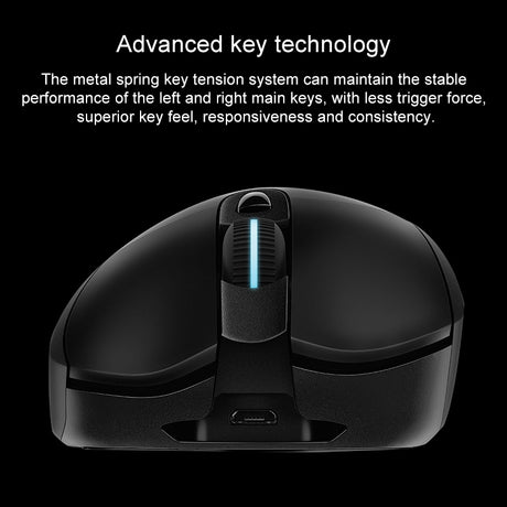 Logitech G703 16000 DPI 6 Programmable Buttons HERO 16K Sensor RGB Backlight Wireless Optical Gaming Mouse - LYDARZ