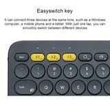 Tragbare kabellose Bluetooth-Tastatur Logitech K380 für mehrere Geräte