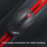 Ratón inalámbrico Bluetooth de Lenovo: ratón inalámbrico Bluetooth ThinkLife con modo dual y silencio