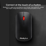 Ratón inalámbrico portátil Lenovo Bluetooth - Ratón portátil Thinkplus Bluetooth 4.0