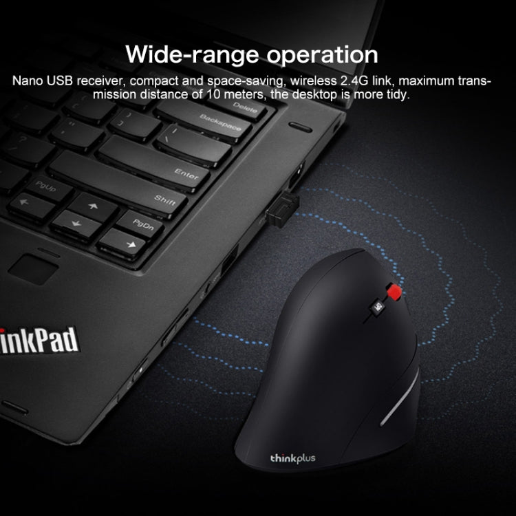 Lenovo thinkplus Ergonomics Design Wireless Mouse, Ergonomics Mouse - LYDARZ