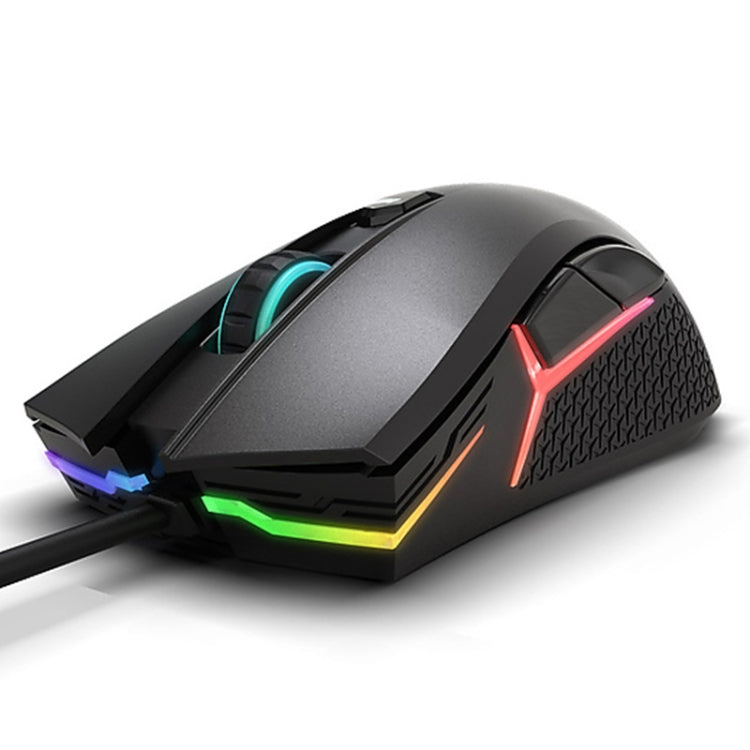 Lenovo HEADSHOT Wired Gaming Mouse | 6200 DPI | 16.8M RGB | Ergonomic Design | USB