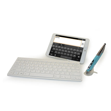 KM-909 2.4GHz Wireless Multimedia Keyboard + Wireless Optical Pen Mouse with USB Receiver Set - LYDARZ
