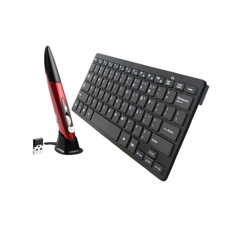 Conjunto de teclado y ratón inalámbricos KM-808: teclado multimedia de 2,4 GHz con ratón óptico para PC y portátil