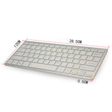 Conjunto de teclado y ratón inalámbricos KM-808: teclado multimedia de 2,4 GHz con ratón óptico para PC y portátil