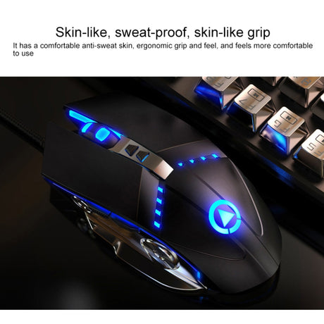 YINDIAO K002 USB Wired Mechanical Feel Sound Control RGB Backlight Keyboard + Optical Silent Mouse + Headset Set - LYDARZ