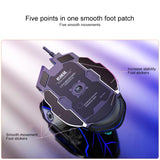 YINDIAO K002 RGB Gaming Keyboard and Mouse Set with Sound Control and Backlight, Includes Optical Silent Mouse and Headset