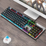 AULA S2016 104-keys Square Key Cap Mixing Light Mechanical Wired USB Gaming Keyboard - LYDARZ