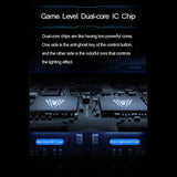 AULA F2088 108 Keys Mixed Light Plating Punk Mechanical Blue Switch Wired USB Gaming Keyboard - LYDARZ