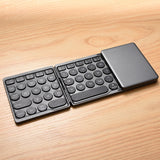 Teclado inalámbrico Bluetooth GK408 con panel táctil para Android, iOS y Windows