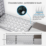 GK408 Wireless Bluetooth Keyboard with Touchpad for Android, iOS, and Windows