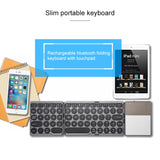 GK408 Wireless Bluetooth Keyboard with Touchpad for Android, iOS, and Windows