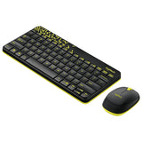 Conjunto de teclado y ratón Logitech MK240 para mayor comodidad y productividad