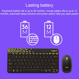 Conjunto de teclado y ratón Logitech MK240 para mayor comodidad y productividad