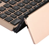 F18 Ultra-Slim Bluetooth Wireless Keyboard - Rechargeable Foldable 58 Keys with Holder