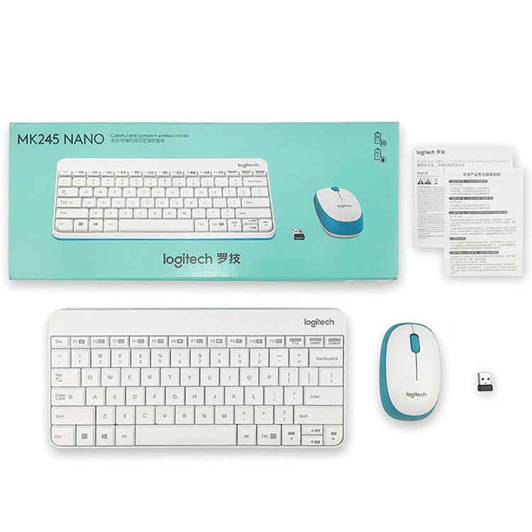 Logitech MK245 Wireless Keyboard Mouse Set for Seamless Productivity