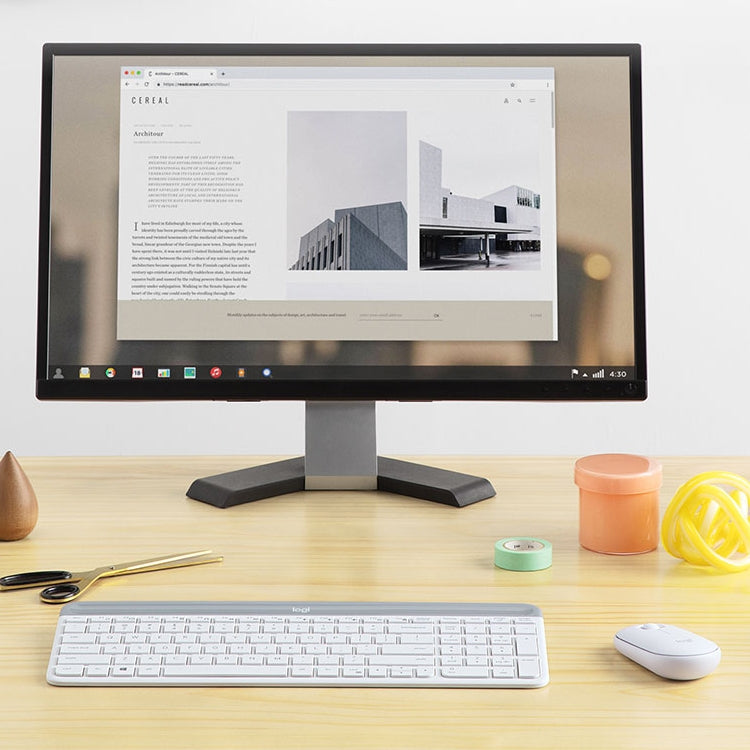 Logitech MK470 Kabelloses Silence-Tastatur-Maus-Set