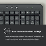 Logitech MK545 Wireless Keyboard Mouse Set