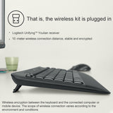 Logitech MK545 Wireless Keyboard Mouse Set