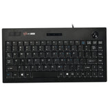 Teclado MC Saite MC-9712: teclado multimedia con cable de 88 teclas y trackball para Windows