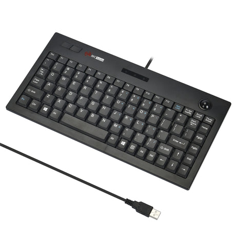 MC Saite MC-9712 Wired 88 Keys Multimedia Computer Keyboard with Trackball for Windows - LYDARZ
