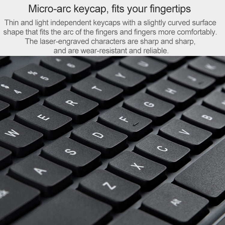 Original Xiaomi 2.4GHz Wireless Keyboard + Mouse Set for Notebook Desktop Laptop - LYDARZ