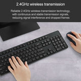 Original Xiaomi 2.4GHz Wireless Keyboard + Mouse Set for Notebook Desktop Laptop - LYDARZ