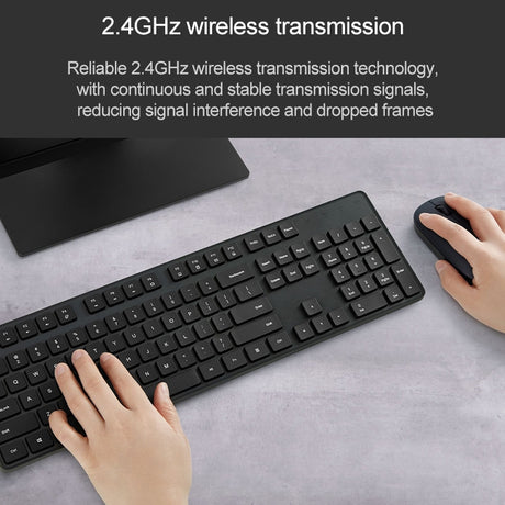 Original Xiaomi 2.4GHz Wireless Keyboard + Mouse Set for Notebook Desktop Laptop - LYDARZ
