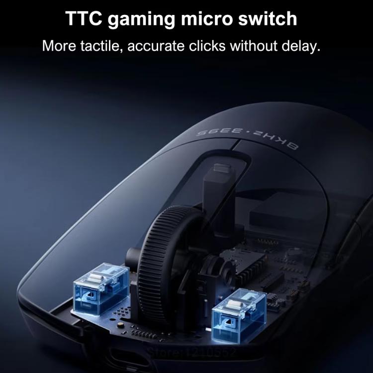Ratón para juegos Xiaomi X1 - Inalámbrico con cable 2.4G, 8000Hz, 26000 DPI con microinterruptores TTC