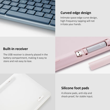 Original Xiaomi XMBXJP01YM 85 Keys Portable Dual-mode Keyboard - LYDARZ