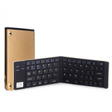 Teclado Bluetooth plegable ultrafino GK228 V3.0 con soporte integrado para Android, iOS y Windows