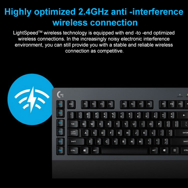 Logitech G613 Wireless Smart Bluetooth Dual Mode Silent Keyboard