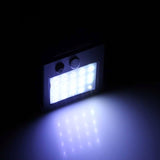 20 LED Outdoor Lights for Yard, Garden, Home, Driveway, Stairs, and Outside Wall - Bright White Light