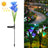 Simulated Lily Flower 4 Heads Solar Powered Outdoor IP55 Waterproof LED Decorative Lawn Lamp - LYDARZ
