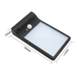 3.8W 48 Two-color LEDs Outdoor Waterproof Solar Wall Light Sensor Garden Light Street Light without Pole, Luminous Flux: 450lm, without Pole