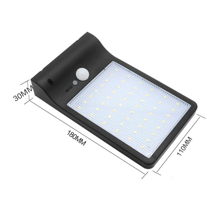3.8W 48 Two-color LEDs Outdoor Waterproof Solar Wall Light Sensor Garden Light Street Light without Pole - LYDARZ