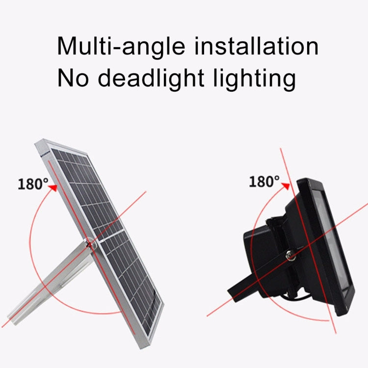 10W 100 LEDs IP67 Waterproof Solar Power Flood Light with Remote Control, 10W