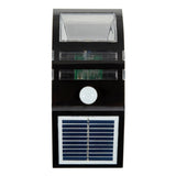 80 LM 6000-6500K Outdoor Wall Light with 5V 0.5W Solar Panel, 0.2W White Light - LYDARZ